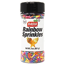 Badia Rainbow Sprinkles, 3 Ounce