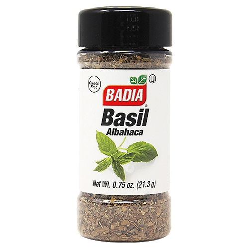 Badia Basil goes great in spaghetti sauce, soups, stews, and in salads. This Basil variety, characterized by its sweetness, combines perfectly with any tomato-based recipe.nnBadia Spices manufactures, packages, distributes, a wide array of products for the everyday cooking needs, from spices, herbs, seasoning blends, teas, side dishes, olive oils, and more. Badia is committed to offering the highest quality at the best price.