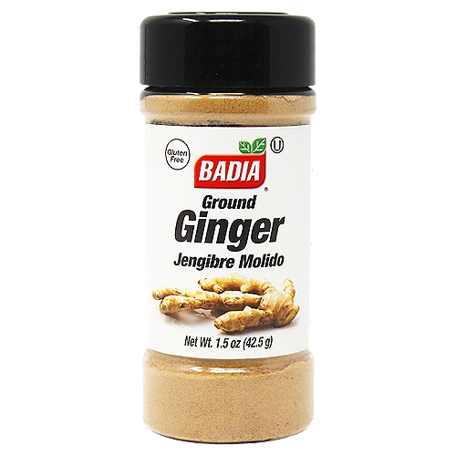 Ginger is the root of a beautiful flower, it adds a fresh, clean flavor to seafood, and cuts fat in heavy foods like pork or duck. Badia Ginger Ground is ideal for sweet foods like breads, cookies, and cakes.nnBadia Spices manufactures, packages, distributes, a wide array of products for the everyday cooking needs, from spices, herbs, seasoning blends, teas, side dishes, olive oils, and more. Badia is committed to offering the highest quality at the best price.