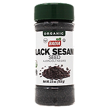 Badia Organic Black Sesame Seed 2.5 oz, 2.5 Ounce