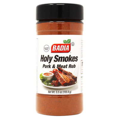 Badia Holy Smokes Pork & Meat Rub, 5.5 oz