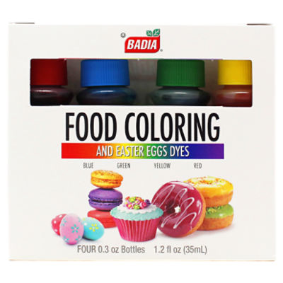 Food Coloring Kit Assorted 4, 1.2 ounce