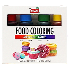 Badia Food Colors & Easter Egg Dye, 1.2 Ounce