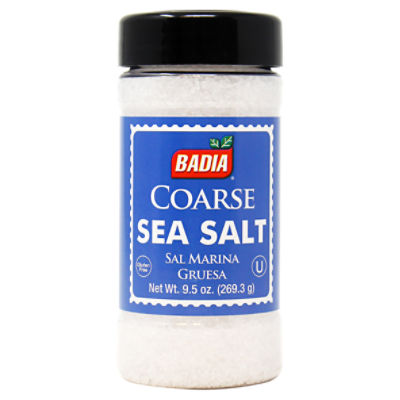 Badia Coarse Sea Salt, 9.5 oz, 9.5 Ounce