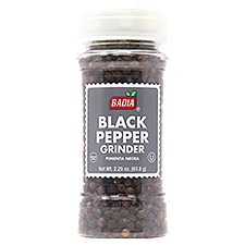 Badia Black Pepper Grinder, 2.25 oz