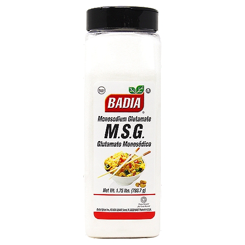 Badia M.S.G. - Monosodium Glutamate 28 oz (1.75 lbs)