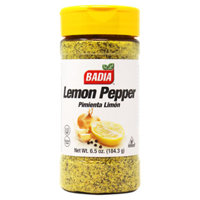 Badia Lemon Pepper 6.5 oz, 6.5 Ounce