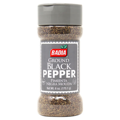 Badia Ground Black Pepper, 6 oz