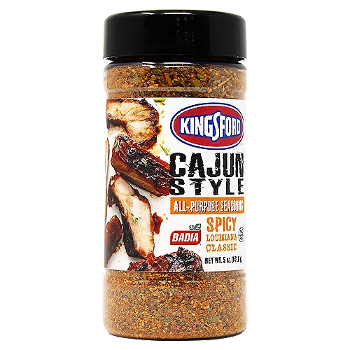 Badia Kingsford Cajun Style All-Purpose Seasoning, 5 oz
