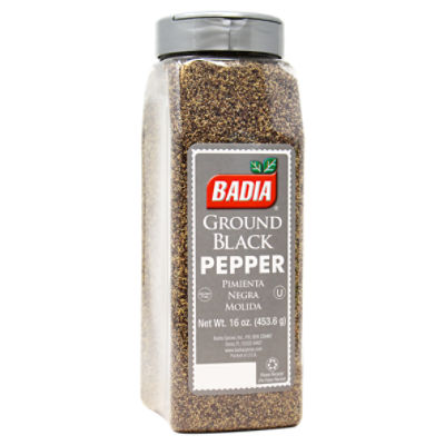 BADIA - Ground Black Pepper 16 oz - Pimienta Negra Molida