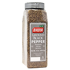 Badia Black Pepper, Ground, 16 Ounce