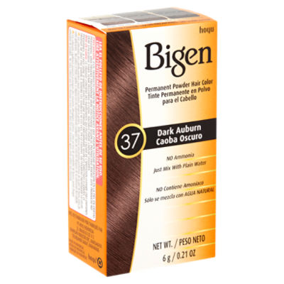 Hoyu Bigen 37 Dark Auburn Permanent Powder Hair Color, 0.21 oz