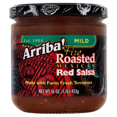 Arriba Mild Fire Roasted Mexican Red Salsa, 16 oz