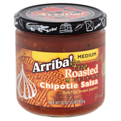 Arriba! Medium Fire Roasted Mexican Chipotle Salsa, 16 oz
