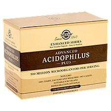 Solgar Advanced Acidophilus Plus, Dietary Supplement, 120 Each