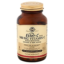 Solgar Ester-C Plus Vitamin C Dietary Supplement, 500 mg, 100 count