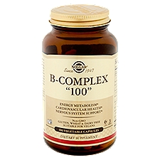 Solgar B-Complex "100" Dietary Supplement, 100 count
