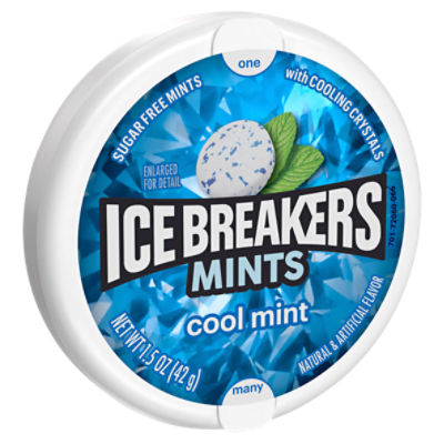 ICE BREAKERS Cool Mint Sugar Free Mints Tin, 1.5 oz