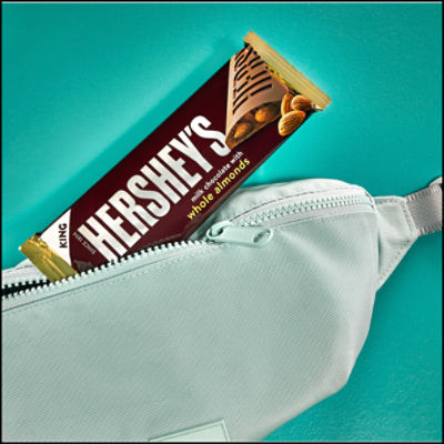 Hershey's King Milk Chocolate with Whole Almonds, 2.6 oz
