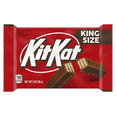 KIT KAT® Milk Chocolate Wafer King Size, Candy Bar, 3 oz