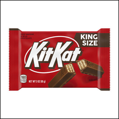 KIT KAT® Milk Chocolate Wafer King Size, Candy Bar, 3 oz