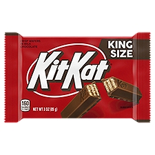 KitKat Crisp Wafers in Milk Chocolate King Size, 3 oz