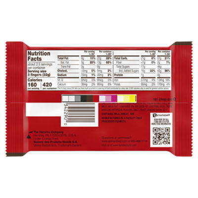 KitKat Crisp Wafers in Milk Chocolate King Size, 3 oz