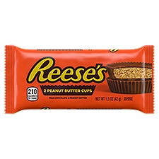 Reese's Milk Chocolate & Peanut Butter Cups, 2 count, 1.5 oz