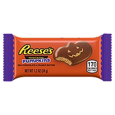 REESE'S Milk Chocolate Peanut Butter Pumpkins Candy, Halloween, 1.2 oz
