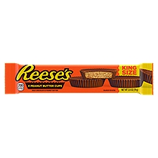 Reese's Milk Chocolate & Peanut Butter Cups King Size, 4 count, 2.8 oz