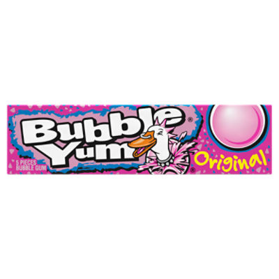 Bubble Yum Original Bubble Gum, 5 count