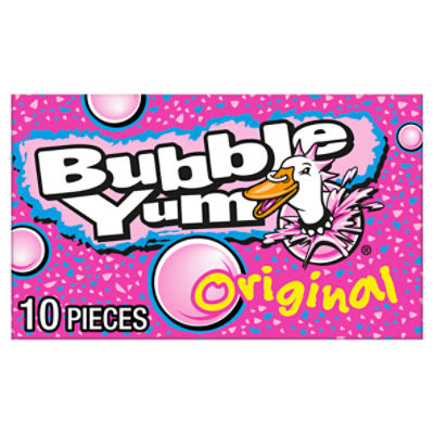 Bubble Yum Original Bubble Gum, 10 count