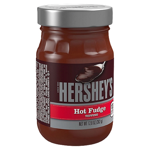 Add classic Hershey's goodness to snacks and desserts with Hershey's Hot Fudge Topping! Give the open jar a quick spin in the microwave and drizzle on ice cream, other desserts or fresh sliced fruit.