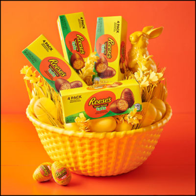 REESE'S Milk Chocolate Peanut Butter Creme Eggs, Easter Candy Box