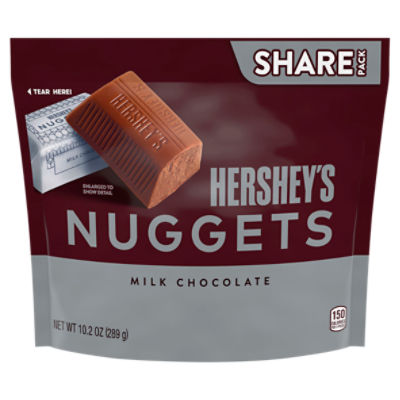 HERSHEY'S NUGGETS Milk Chocolate Candy Share Pack, 10.2 oz, 10.2 Ounce