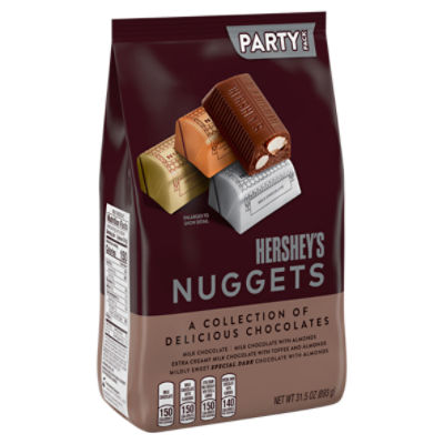 Hershey's Milk Chocolate Nuggets Party Pack, 31.5 oz