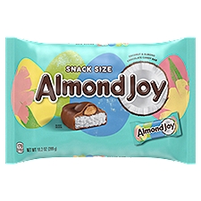 ALMOND JOY Coconut and Almond Chocolate Snack Size, Easter Candy Bag, 10.2 oz