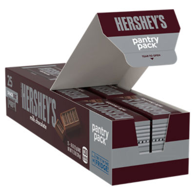 HERSHEY'S Milk Chocolate Snack Size, Candy Bars, 11.25 oz