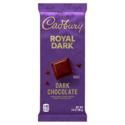 CADBURY ROYAL DARK Dark Chocolate Candy Bar, 3.5 oz