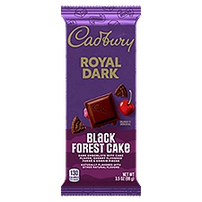 Cadbury Royal Dark Black Forest Cake, Dark Chocolate, 3.5 Ounce