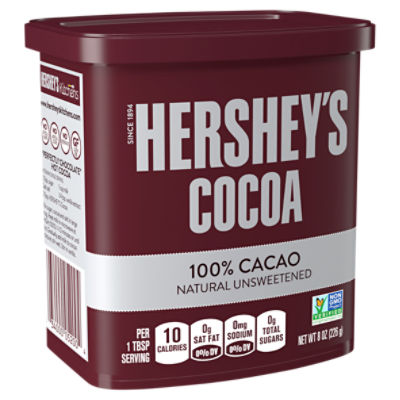 HERSHEY'S, Natural Unsweetened Cocoa, 8 oz ShopRite