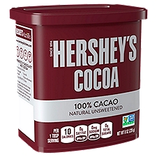Hershey's 100% Cacao, Cocoa, 8 Ounce