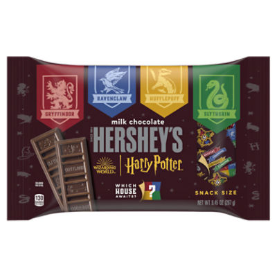 HERSHEY'S Milk Chocolate Harry Potter™ Snack Size, Halloween Candy Bag, 9.45 oz, 9.45 Ounce