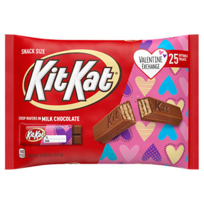 KIT KAT Milk Chocolate Wafer Snack Size, Candy Pantry Pack, 12.25 oz (25  Pieces)