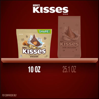 HERSHEY'S KISSES Light Blue Foil Milk Chocolate Candy, 66.7 oz bag