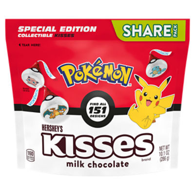 Hershey's Kisses Pokémon Milk Chocolate Special Edition Share Pack, 10.1 oz