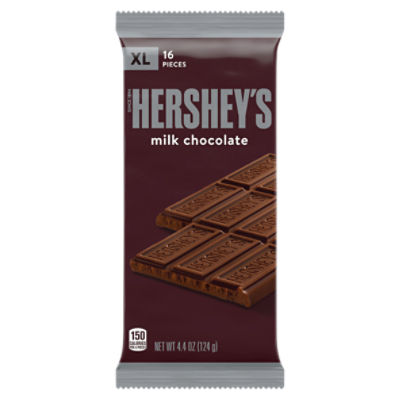 HERSHEY'S Milk Chocolate XL, Candy Bar, 4.4 oz