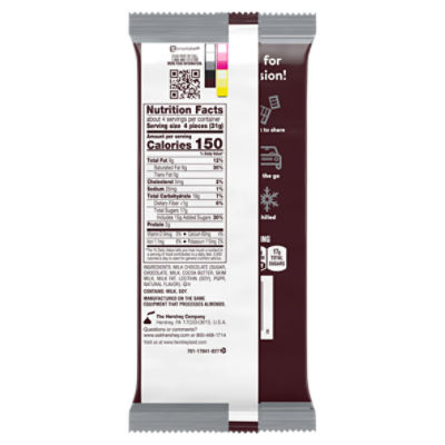 Hershey's Milk Chocolate, XL, 16 count, 4.4 oz