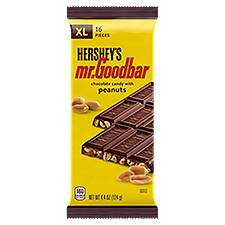 Hershey's Mr.Goodbar Chocolate Candy with Peanuts, XL, 16 count, 4.4 oz