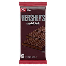 Hershey's Special Dark Mildly Sweet Chocolate, XL, 16 count, 4.25 oz